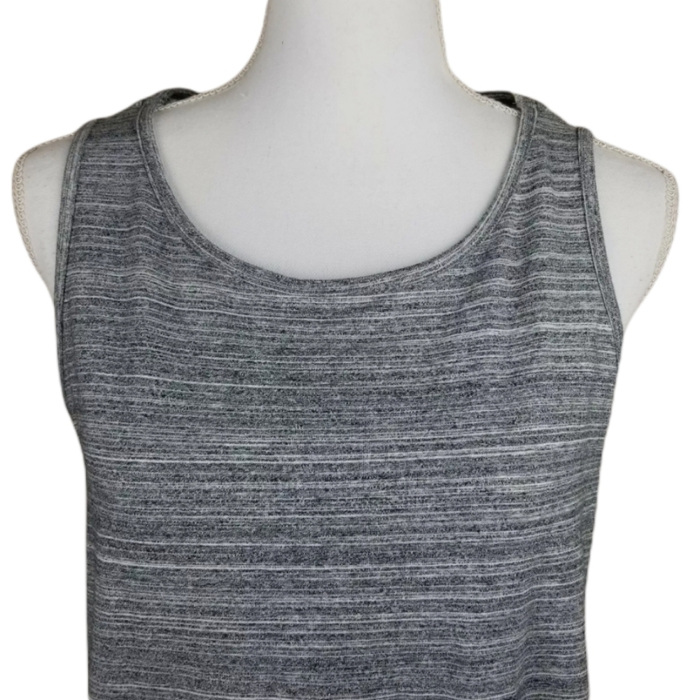 Dakini Sleeveless Tank Dress Athletic Gray - Picture 2 of 7